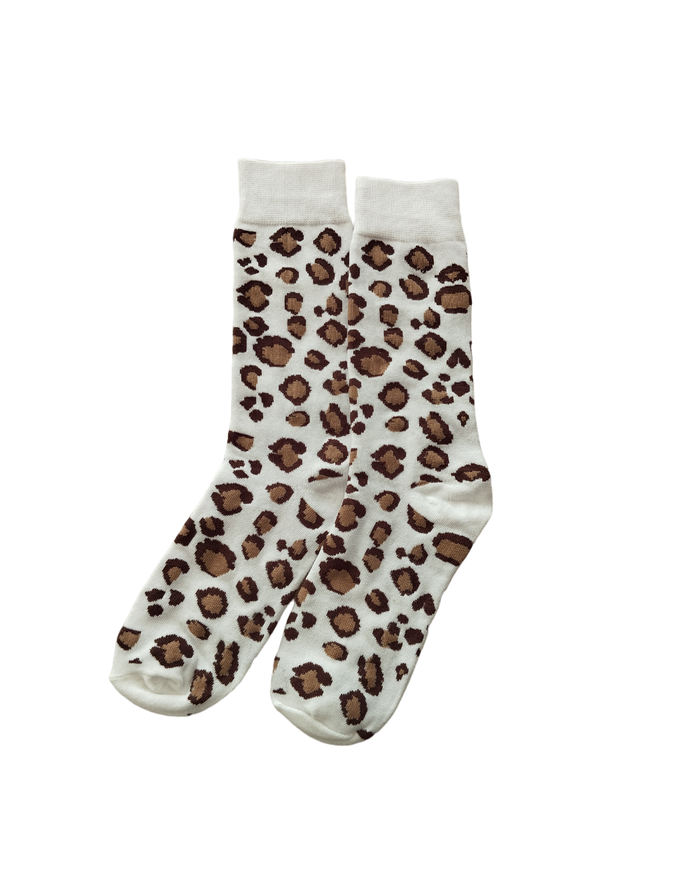 Chaussettes Léopard en coton doux – Parfaites pour un style audacieux et unique.
