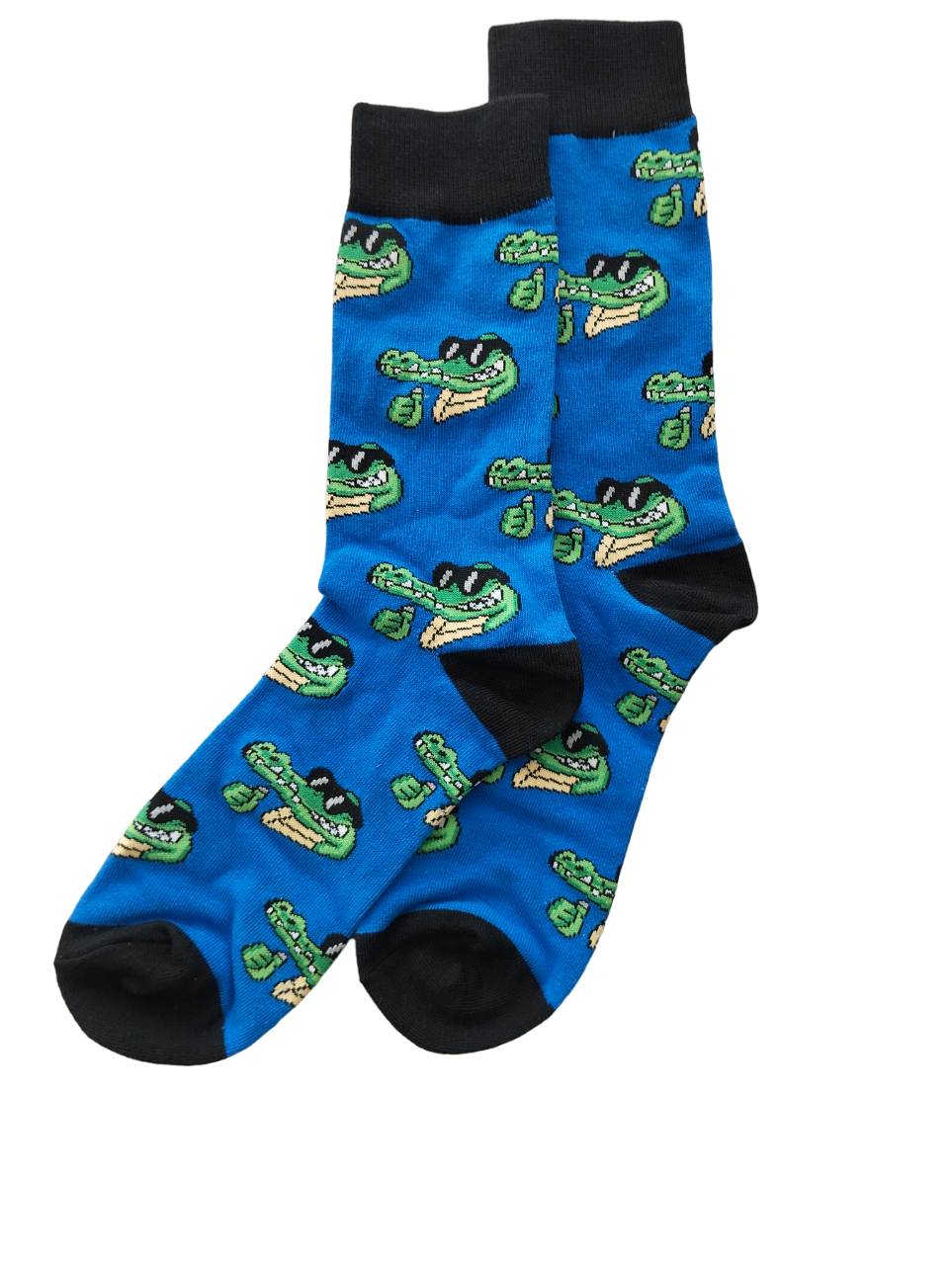 Chaussettes crocodile en coton doux â Parfaites pour un style fun et dĂ©calĂ©.