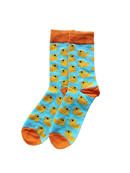 Socks canard amusantes en coton doux – Parfaites pour les fans d'animaux.