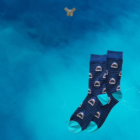 Chaussettes Requin – Design sauvage et amusant pour un look unique et audacieux.